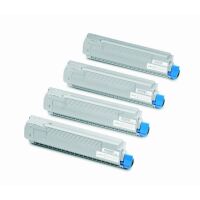 Original OKI - 43698501 Toner-Set CMYK