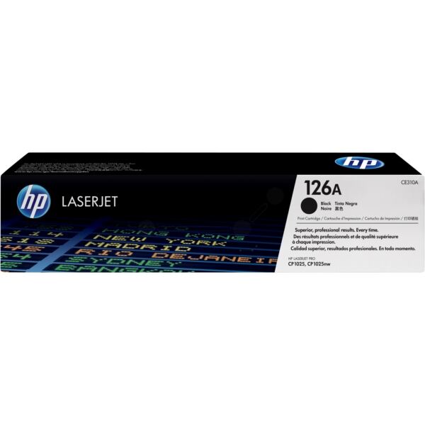Original HP - Toner schwarz CE310A / 126A