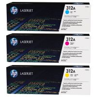 Original HP - CF440AM / 312A Toner Set MultiPack CMY
